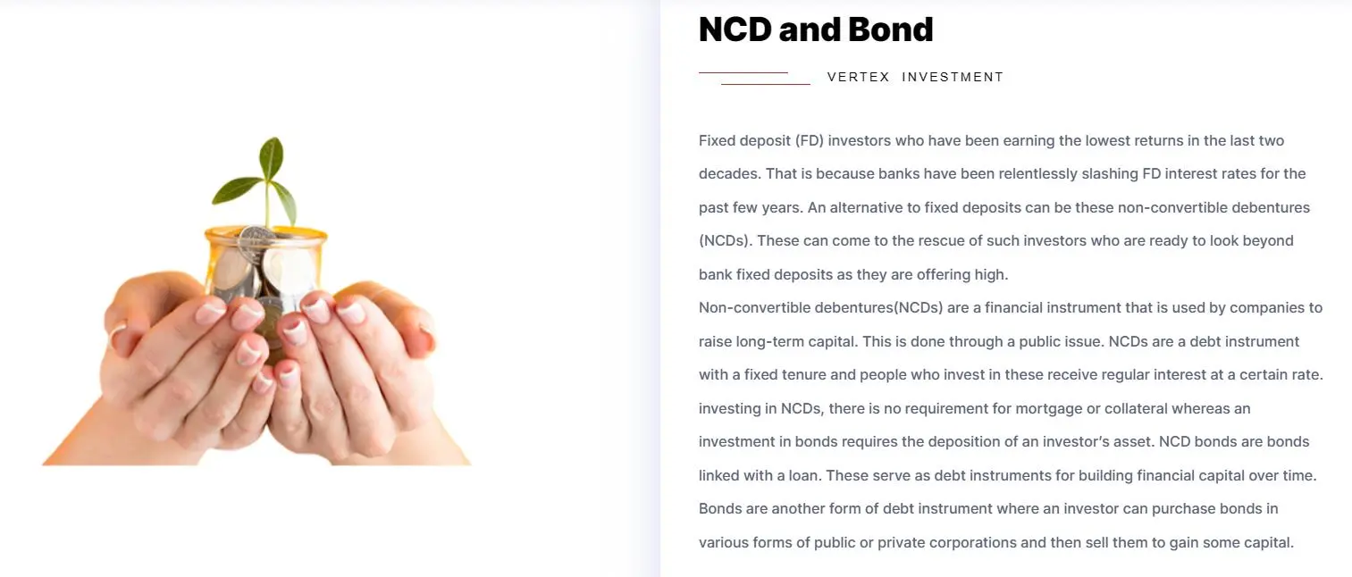 NCDs and bonds NCDs and bonds