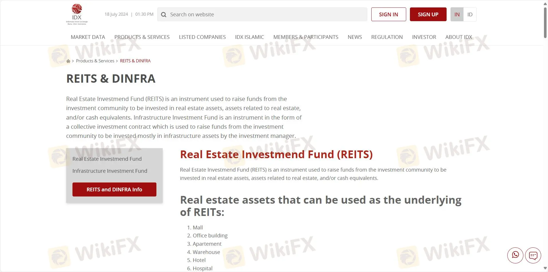 REIT & DINFRA