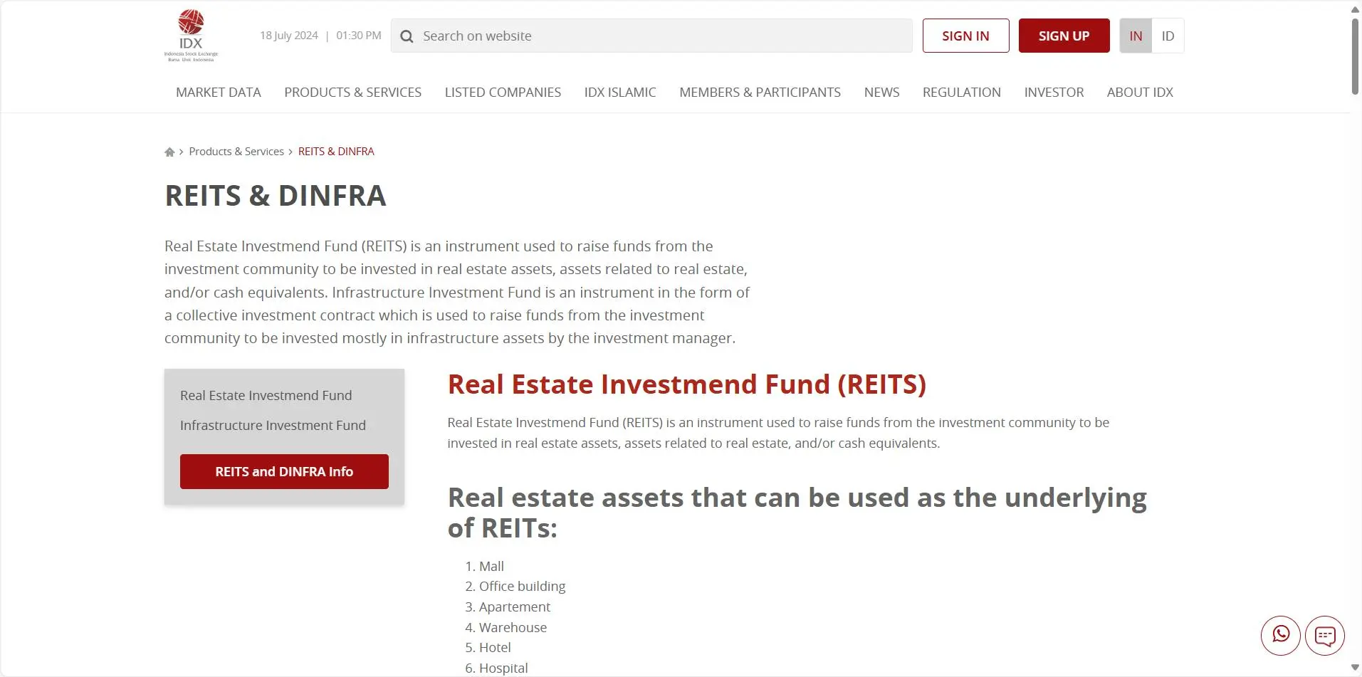 REITs & DINFRA
