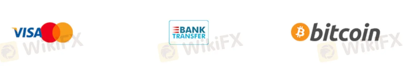 存款和提款方式 存款和提款方式