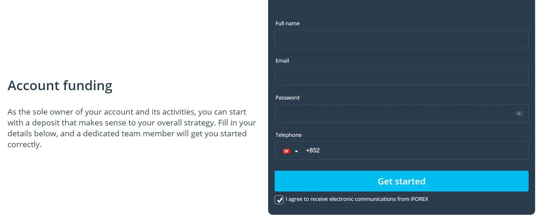 How to open an account How to open an account