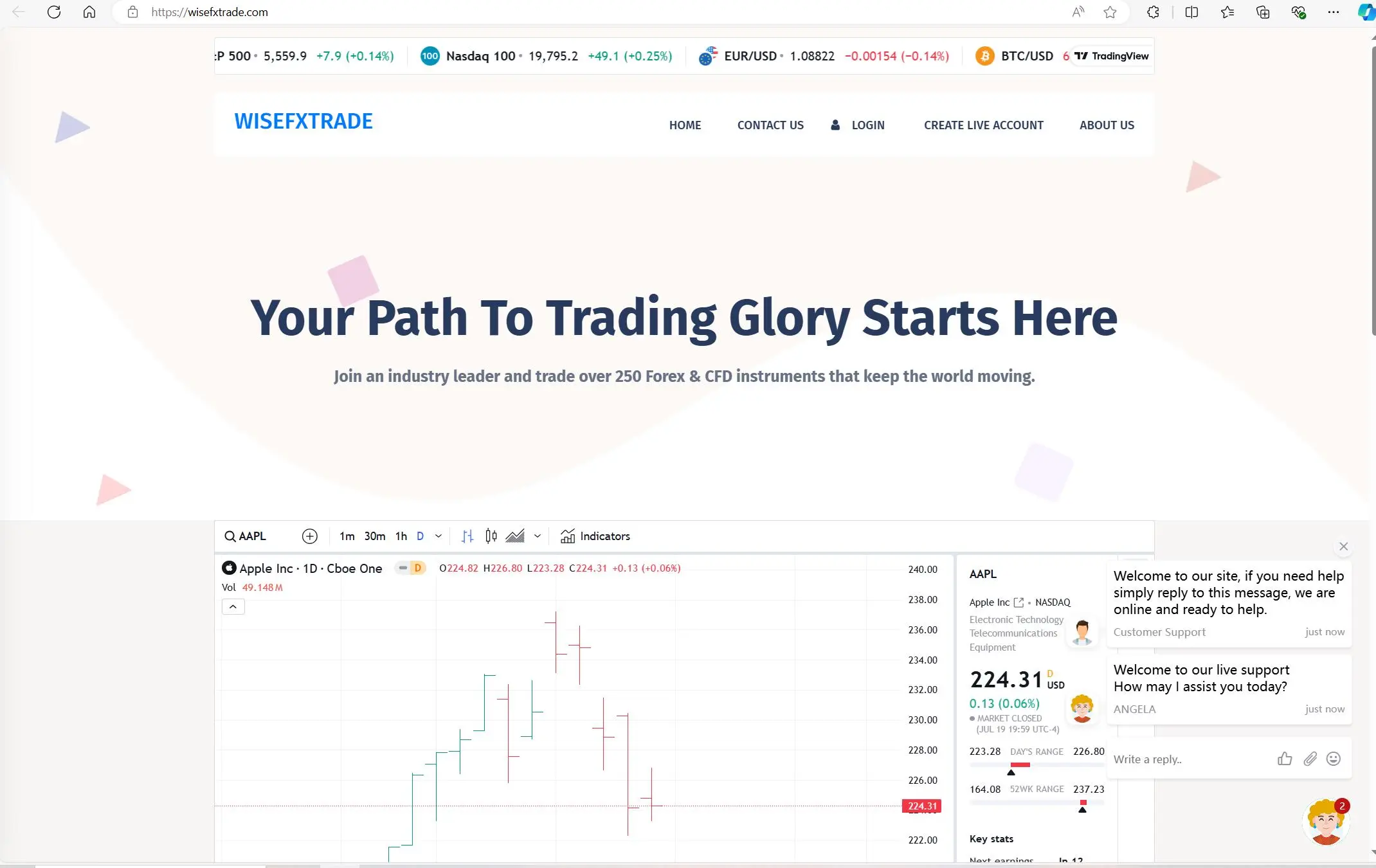 WISEFXTRADE의 홈페이지 WISEFXTRADE의 홈페이지
