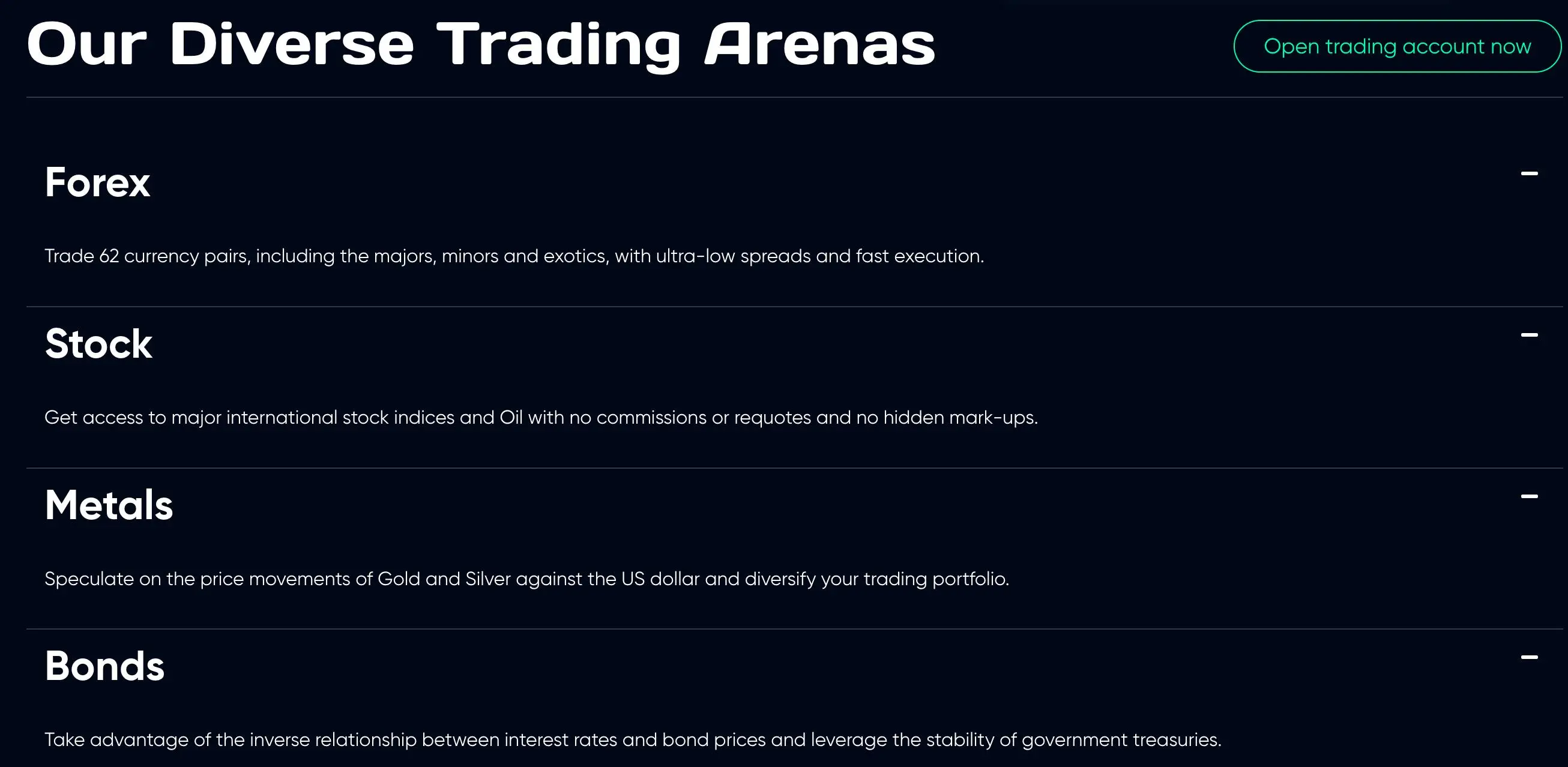 Market Instruments