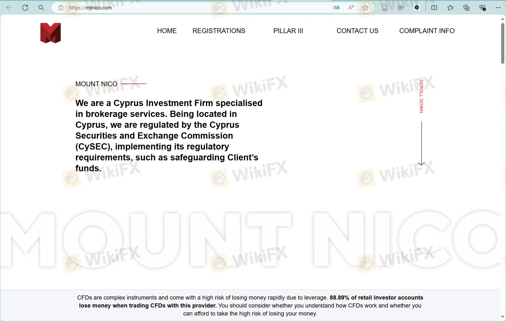 Mount Nico 的主頁 Mount Nico 的主頁