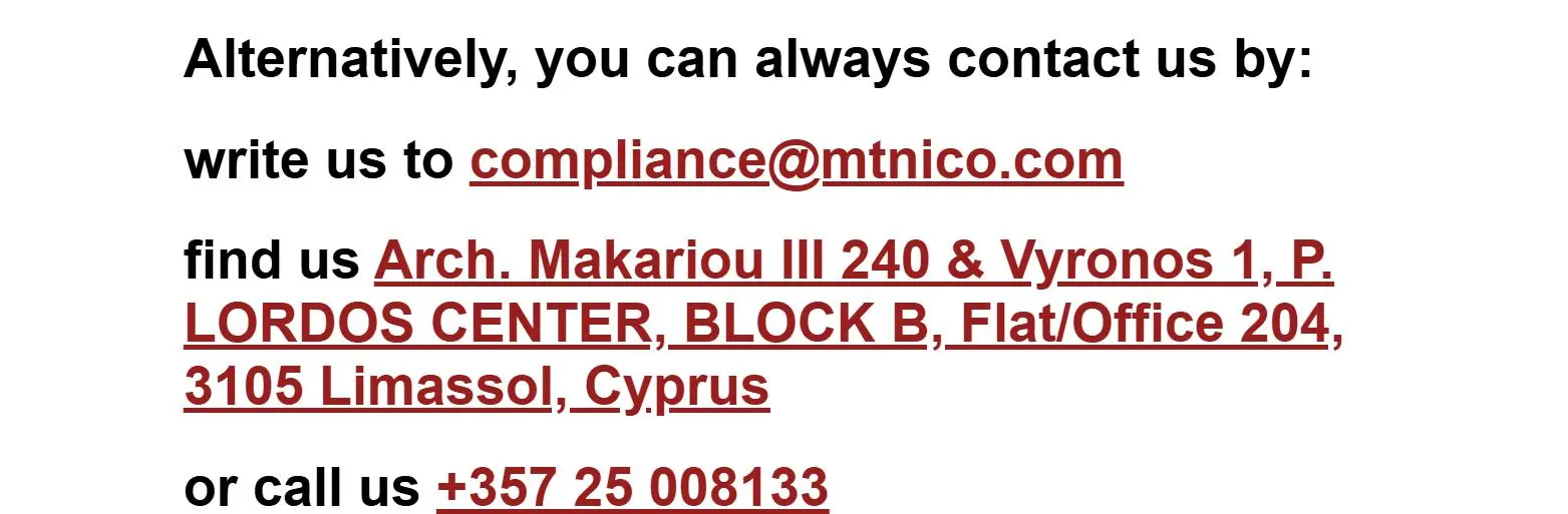 Contact info Contact info