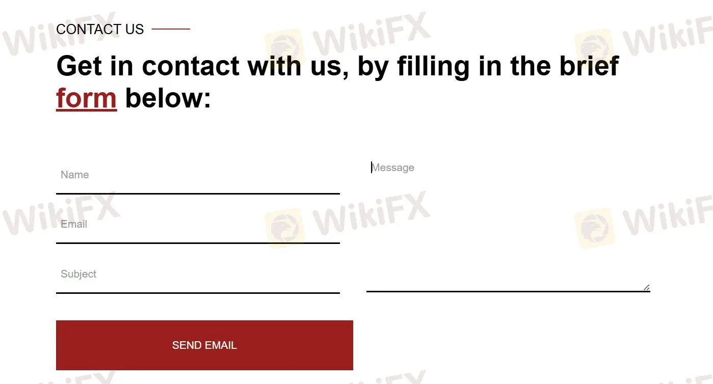 聯繫表格 聯繫表格