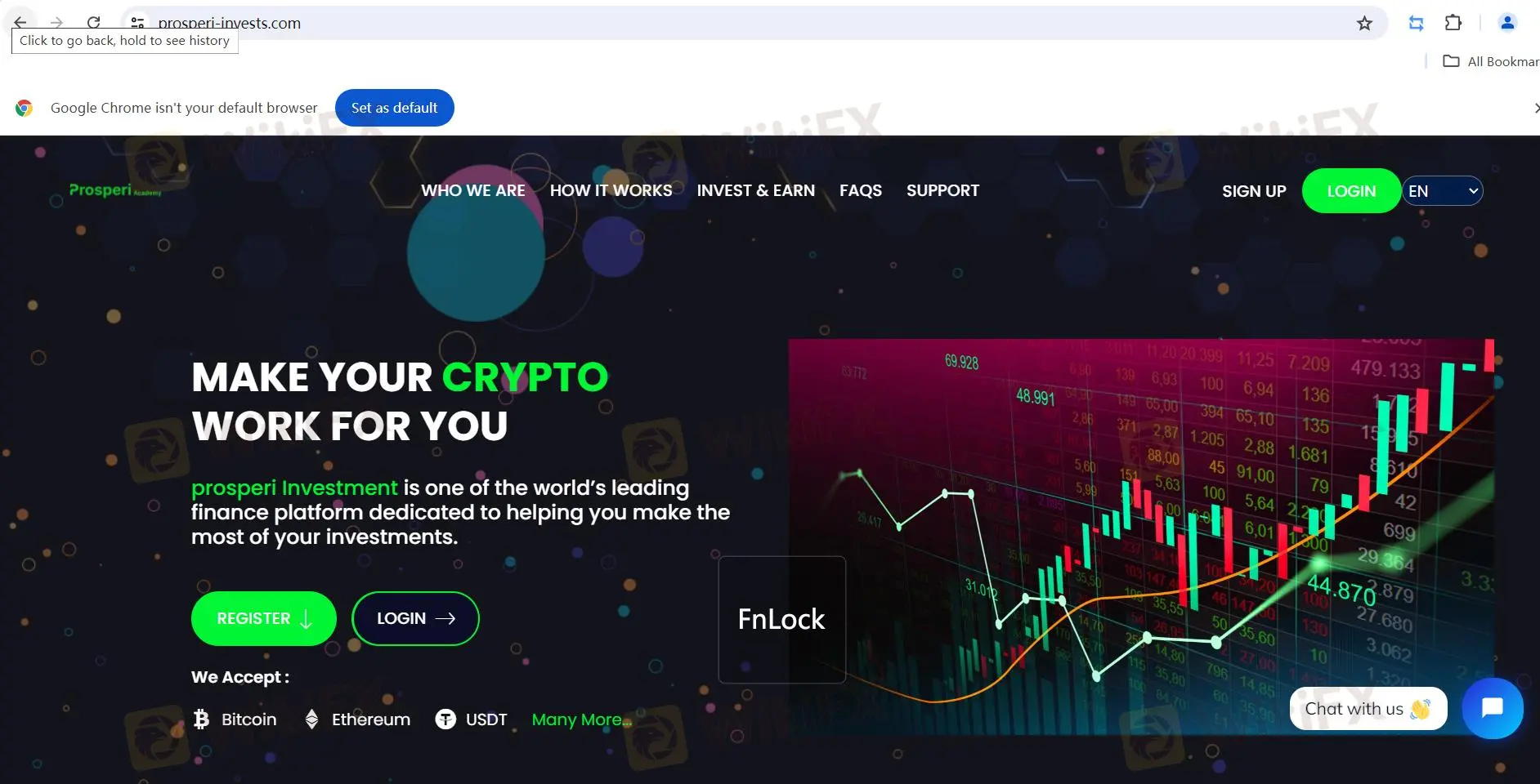 Prosperi Investment's homepage Prosperi Investment's homepage