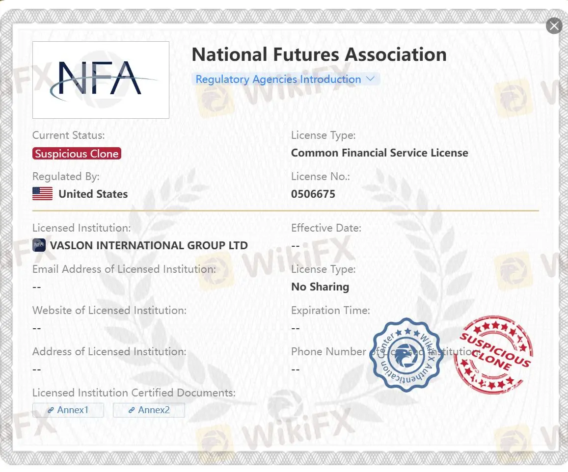Suspicious Clone NFA license