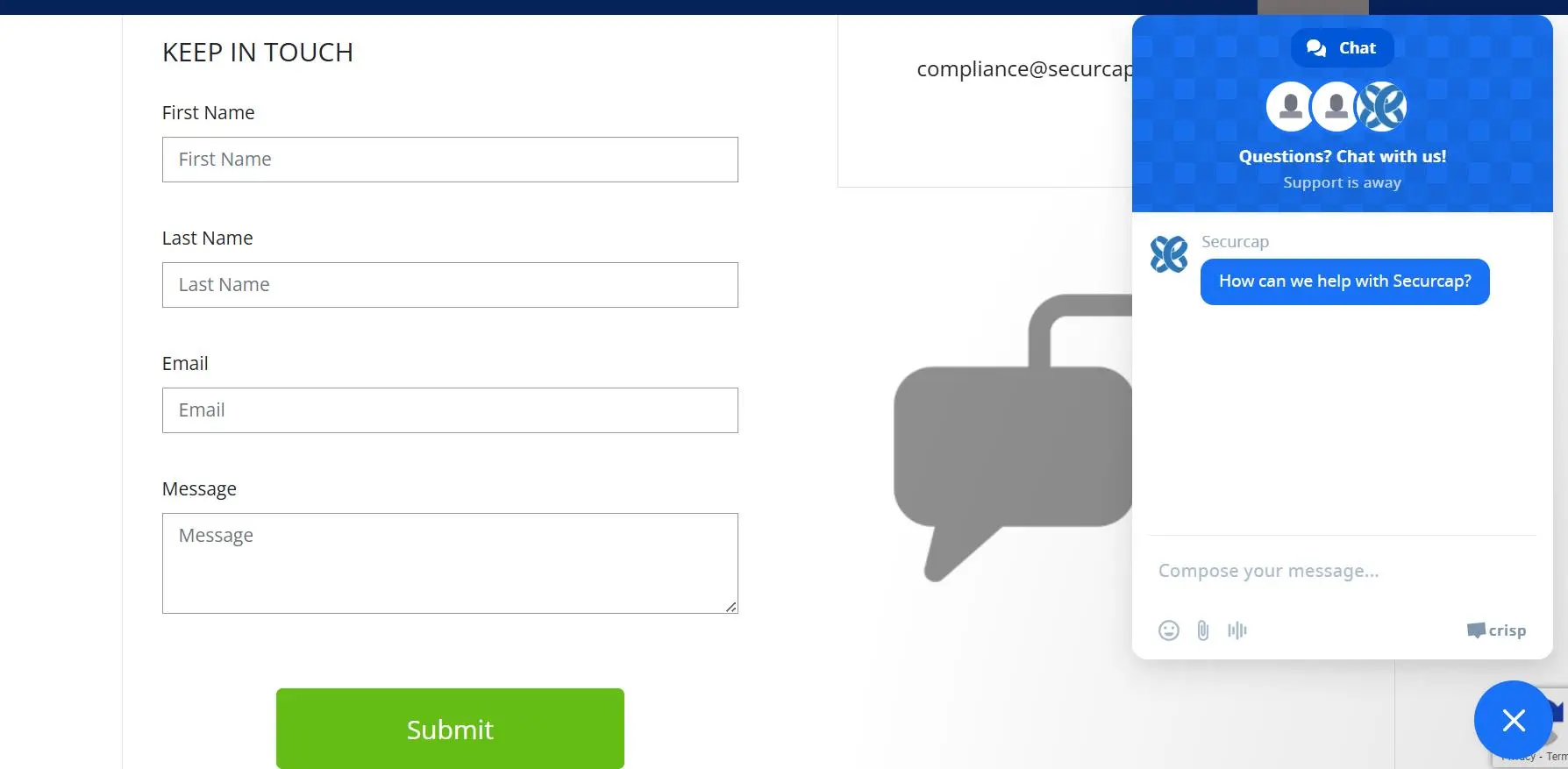 Formulario de contacto Formulario de contacto
