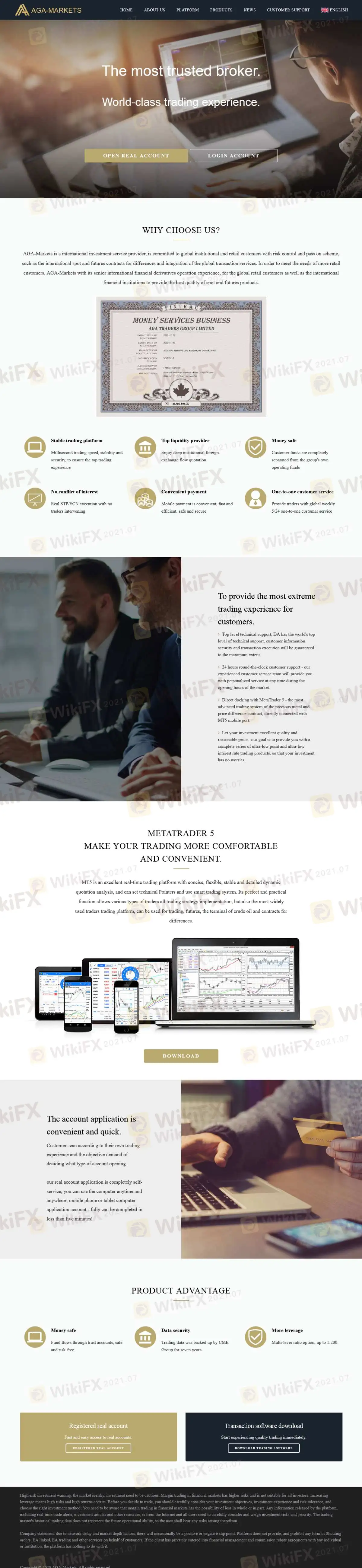 AGA TRADERS GROUP Information AGA TRADERS GROUP Information