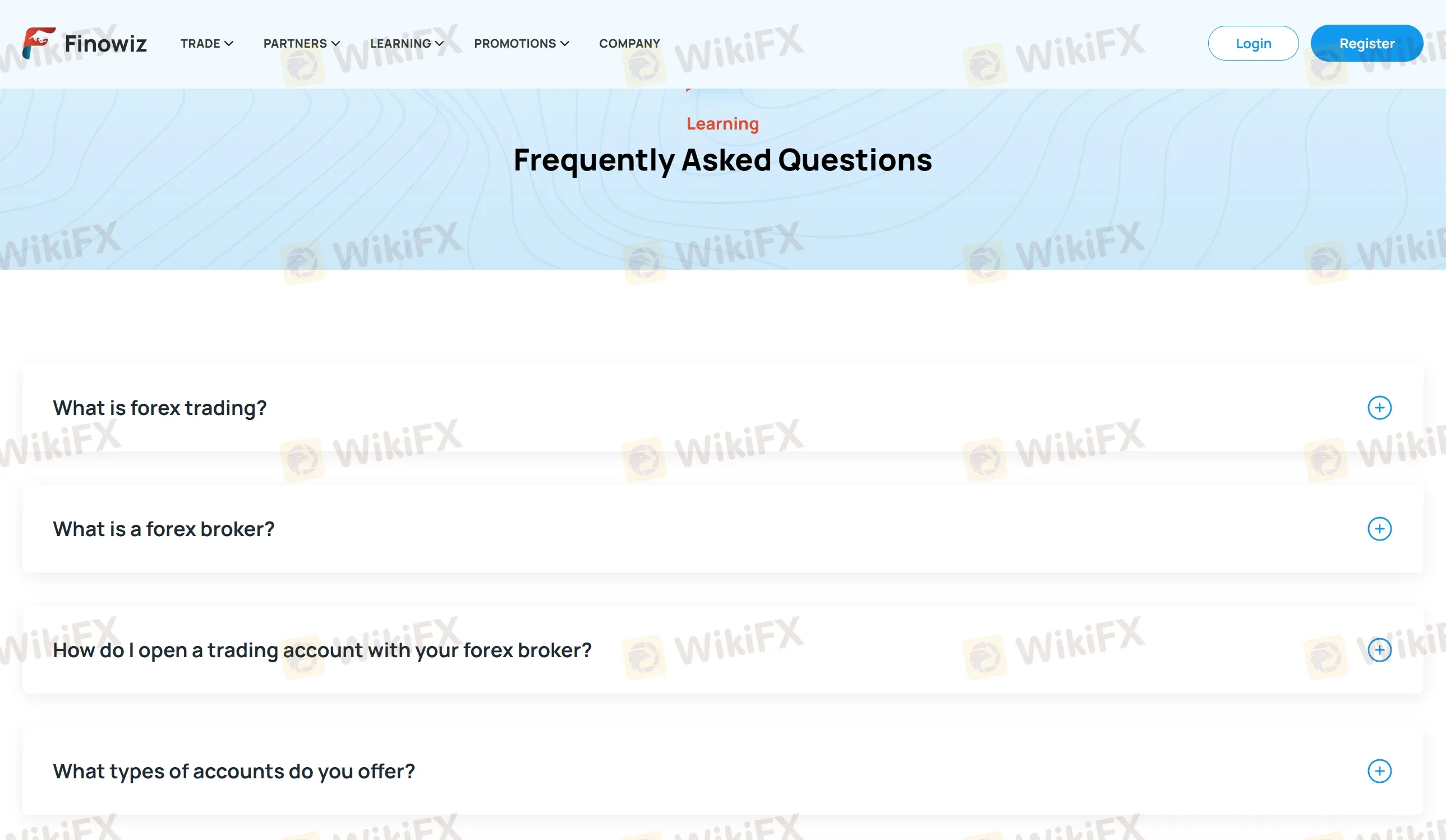 FAQ page FAQ page