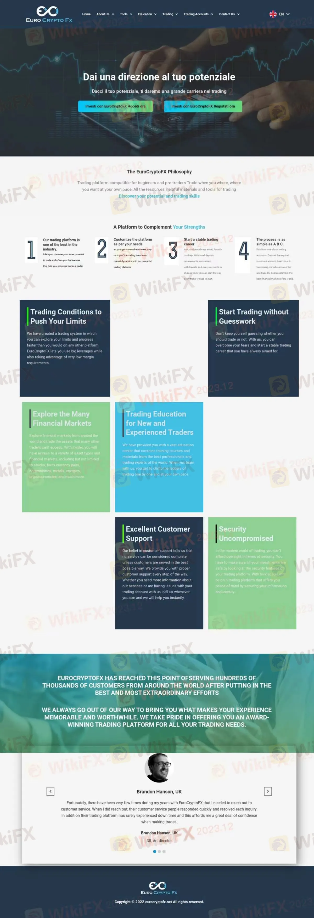 Informações do Euro Crypto FX