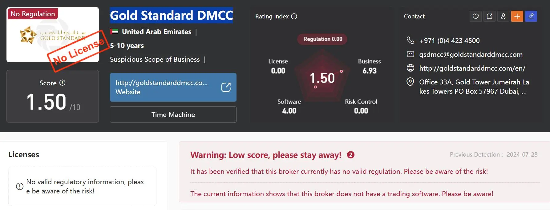 Gold Standard DMCC是否合法? Gold Standard DMCC是否合法?