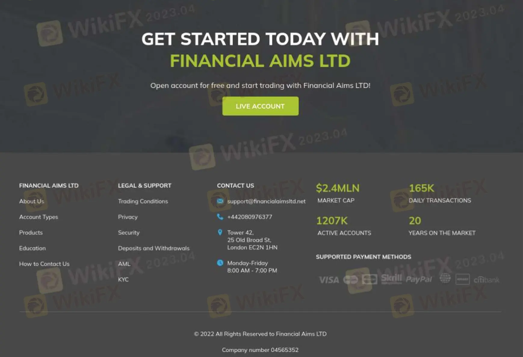 Options de support client