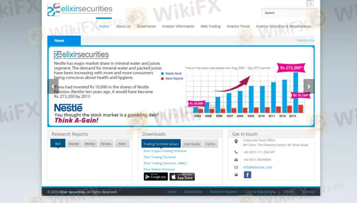 Elixir Securities Thông tin Elixir Securities Thông tin
