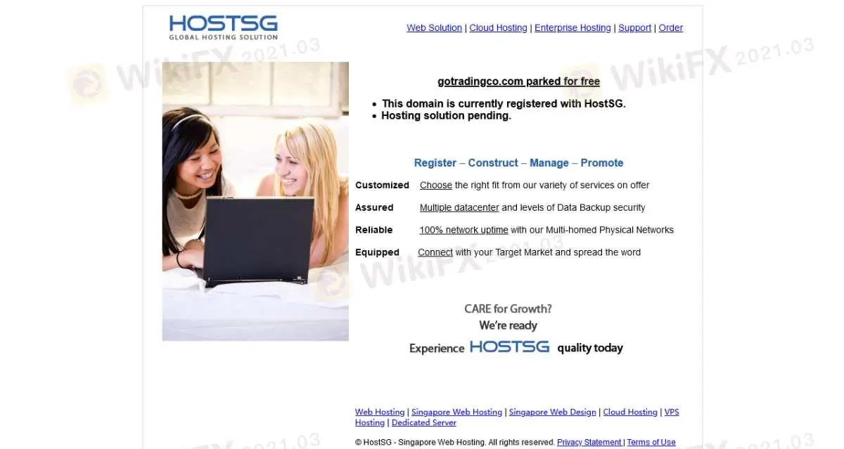 Informations sur GoTrading Informations sur GoTrading