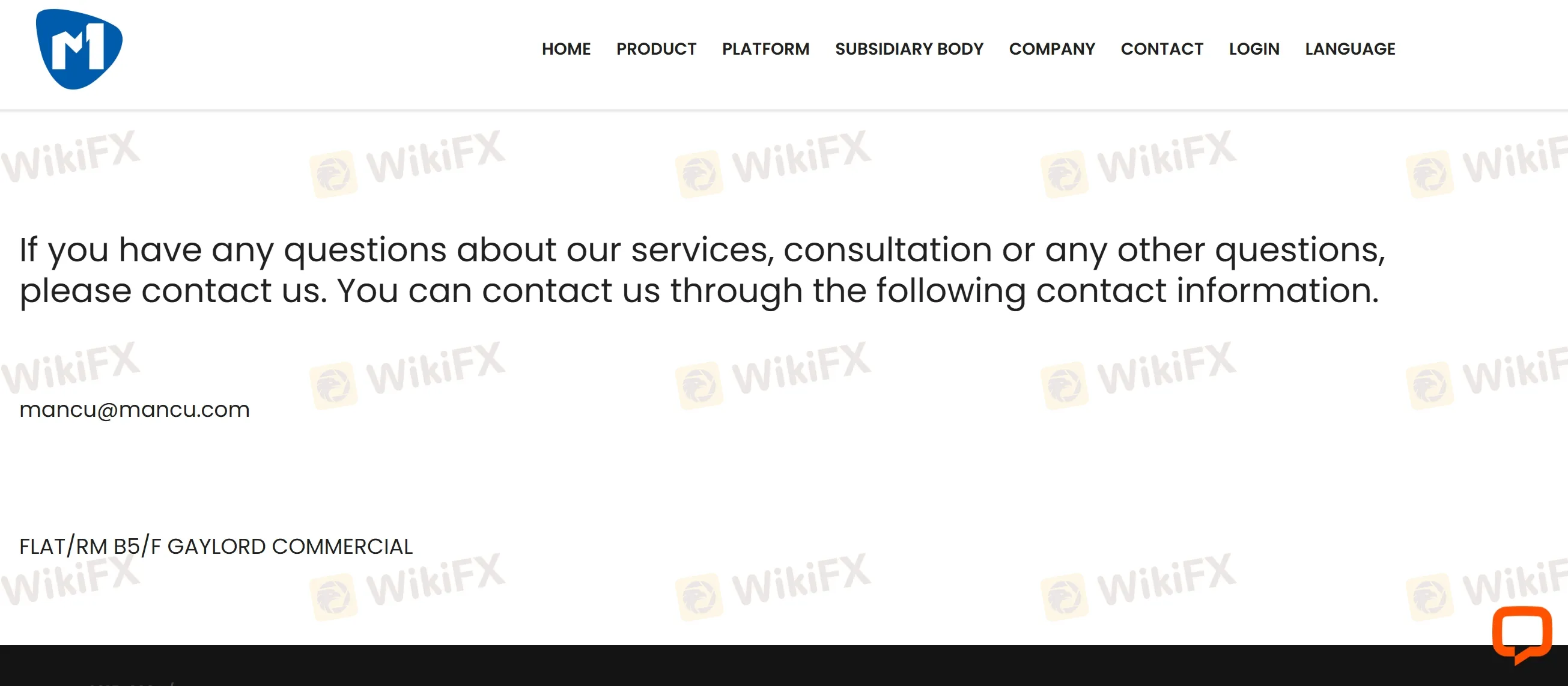 Contact info