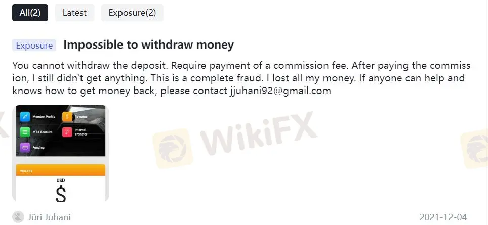 Negative Parkway FX Reviews on WikiFX Negative Parkway FX Reviews on WikiFX