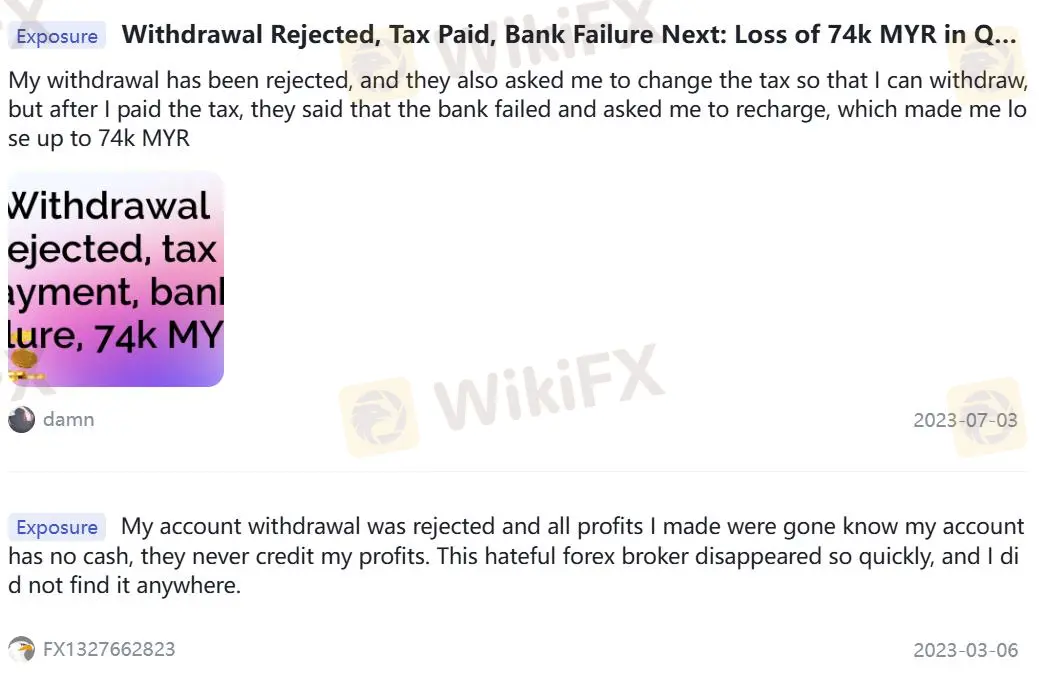 Negative XG FUTURES Reviews on WikiFX Negative XG FUTURES Reviews on WikiFX