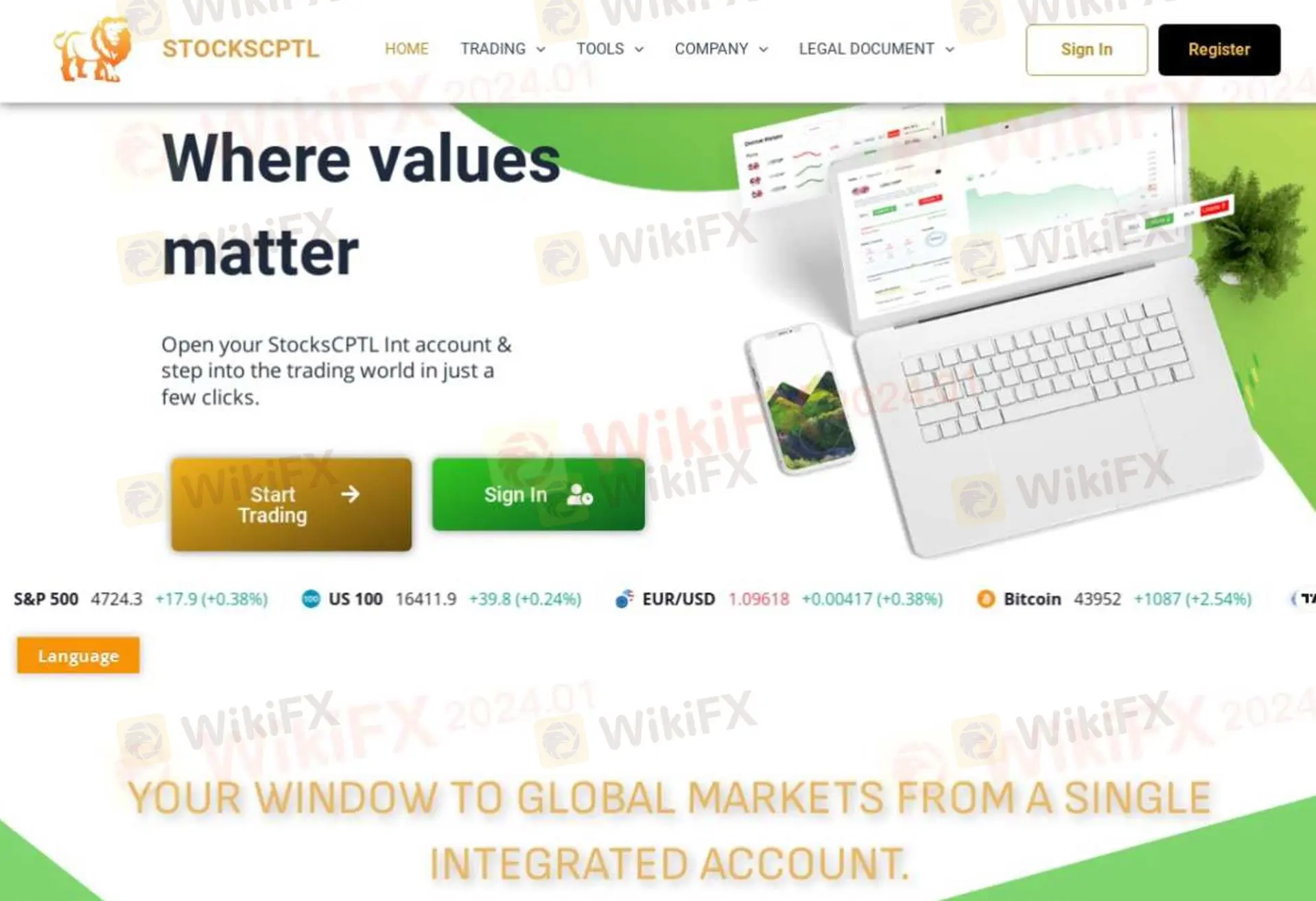 Информация о StocksCPTL