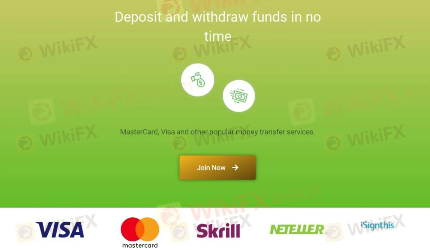 Депозит и вывод средств