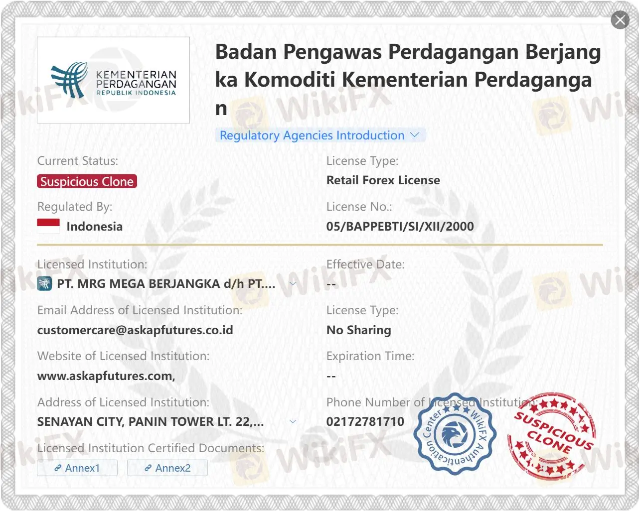 ASKAP FUTURES 是否合法? ASKAP FUTURES 是否合法?