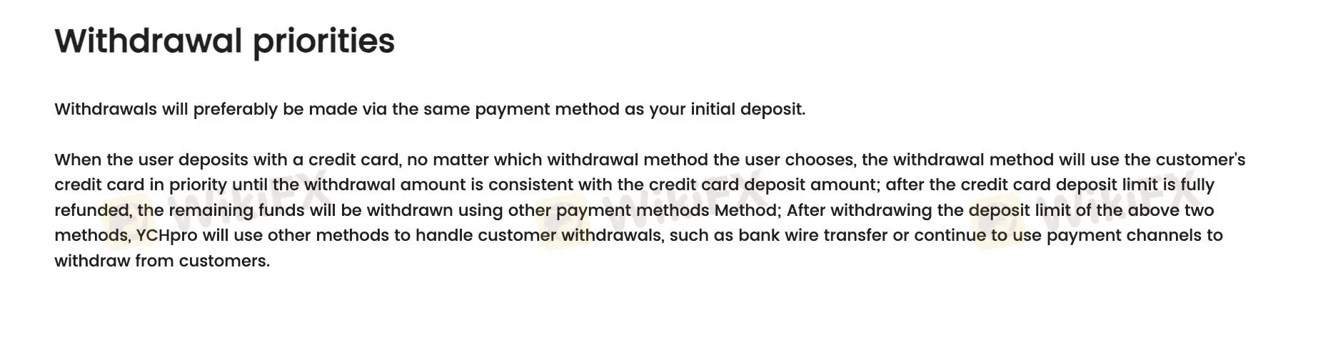 Ưu tiên rút tiền Ưu tiên rút tiền