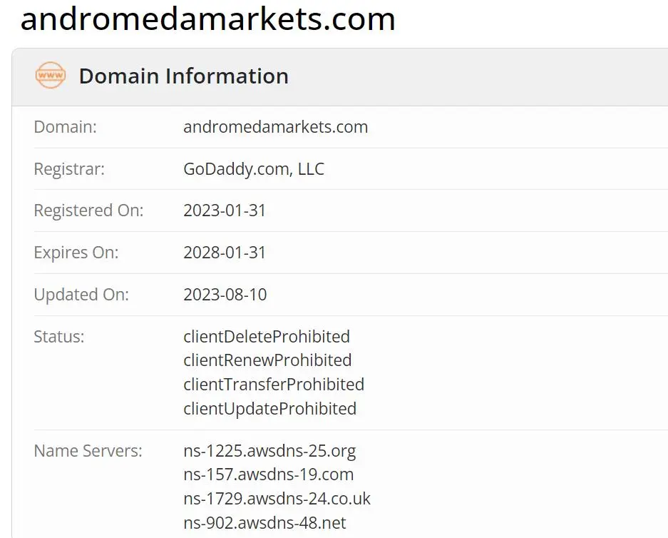 هل Andromeda Markets شرعي؟