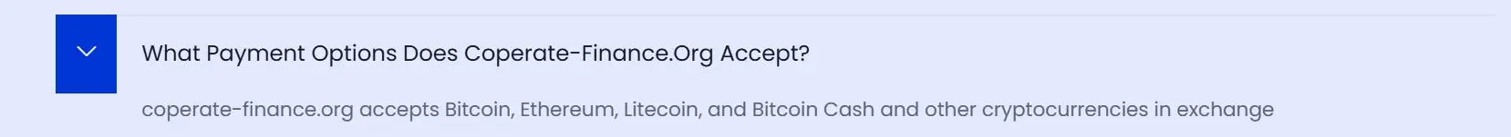 Payment options Payment options