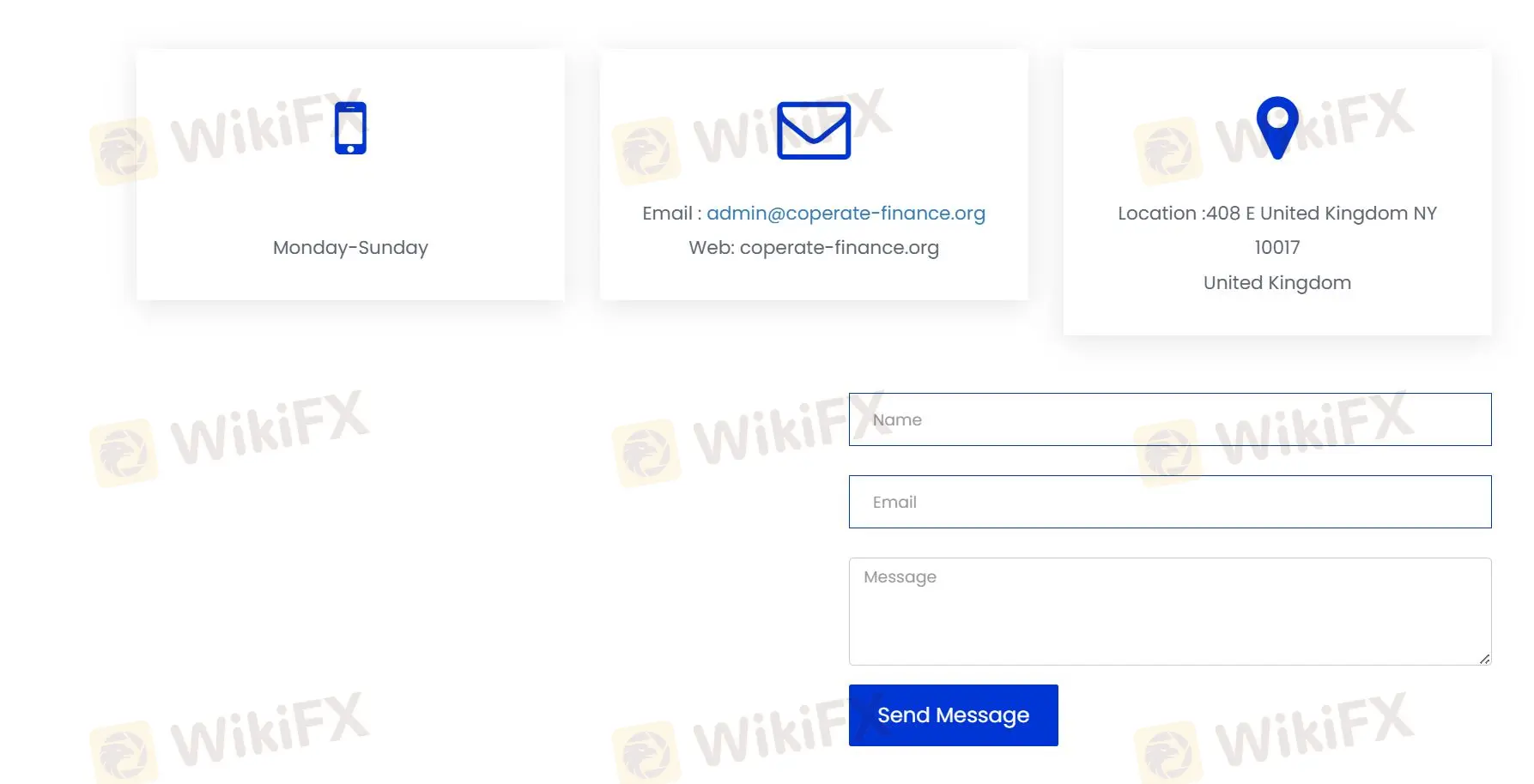 Contact info