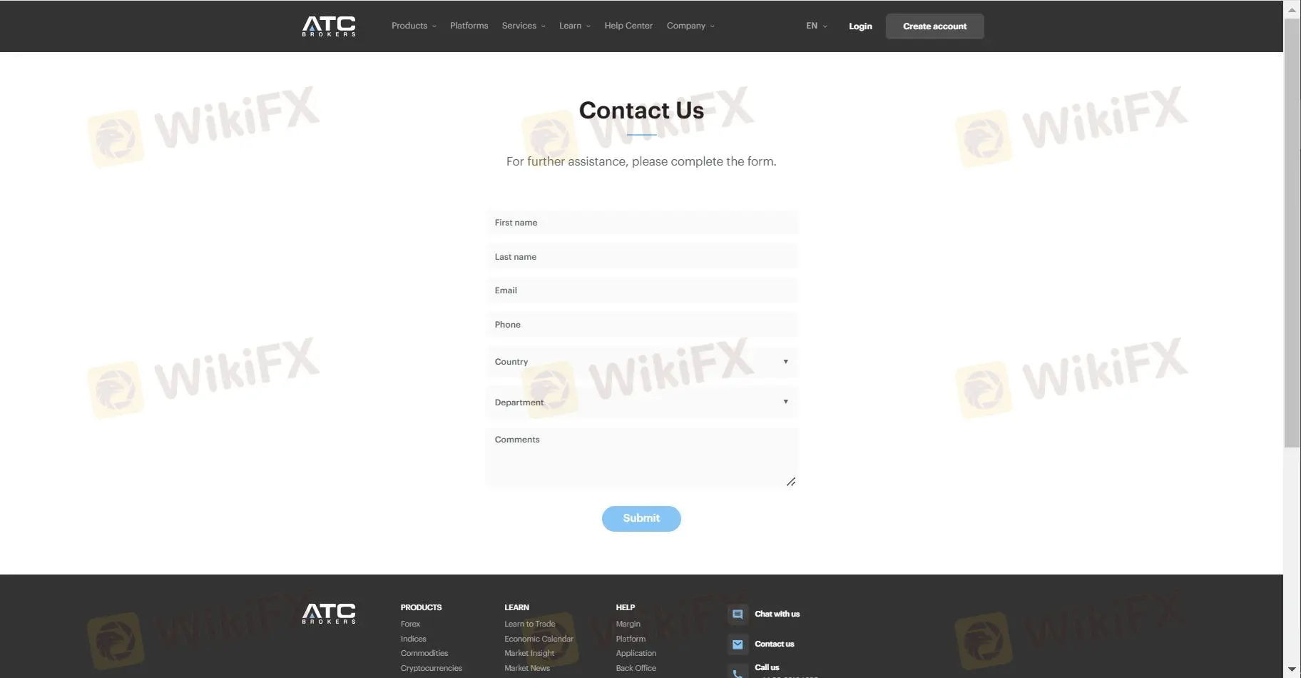 Contact form Contact form