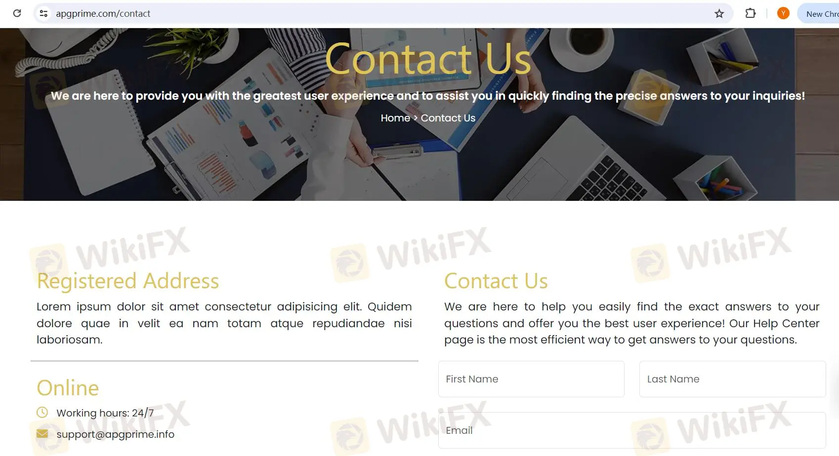 Contact info