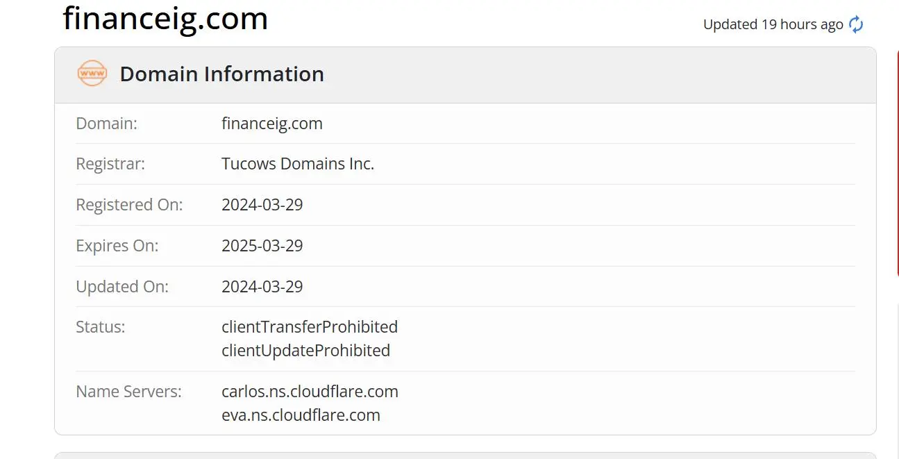 Informasi Domain Informasi Domain