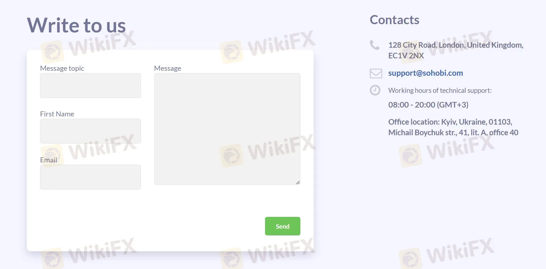 Customer Support Options