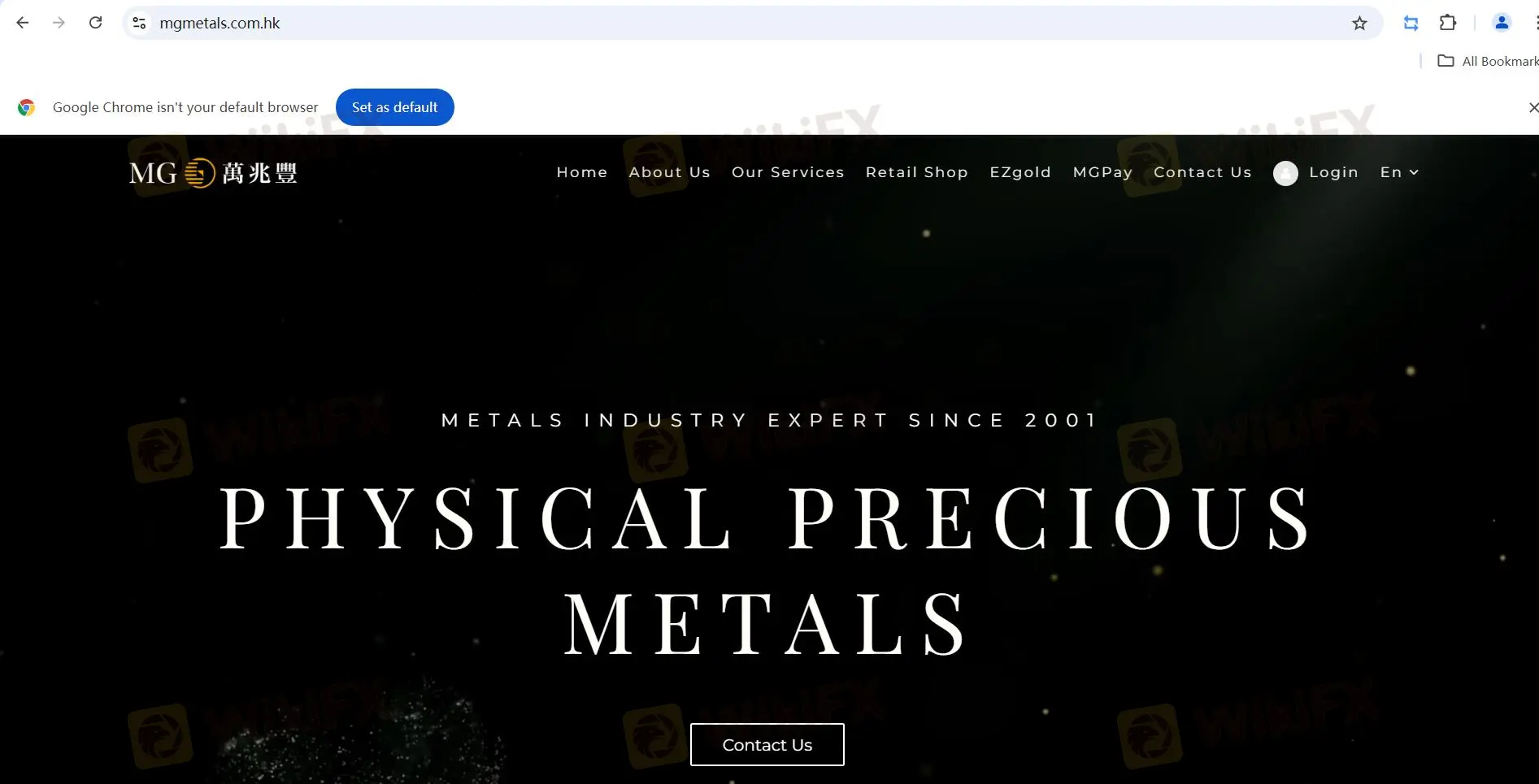 Página principal de MG Página principal de MG