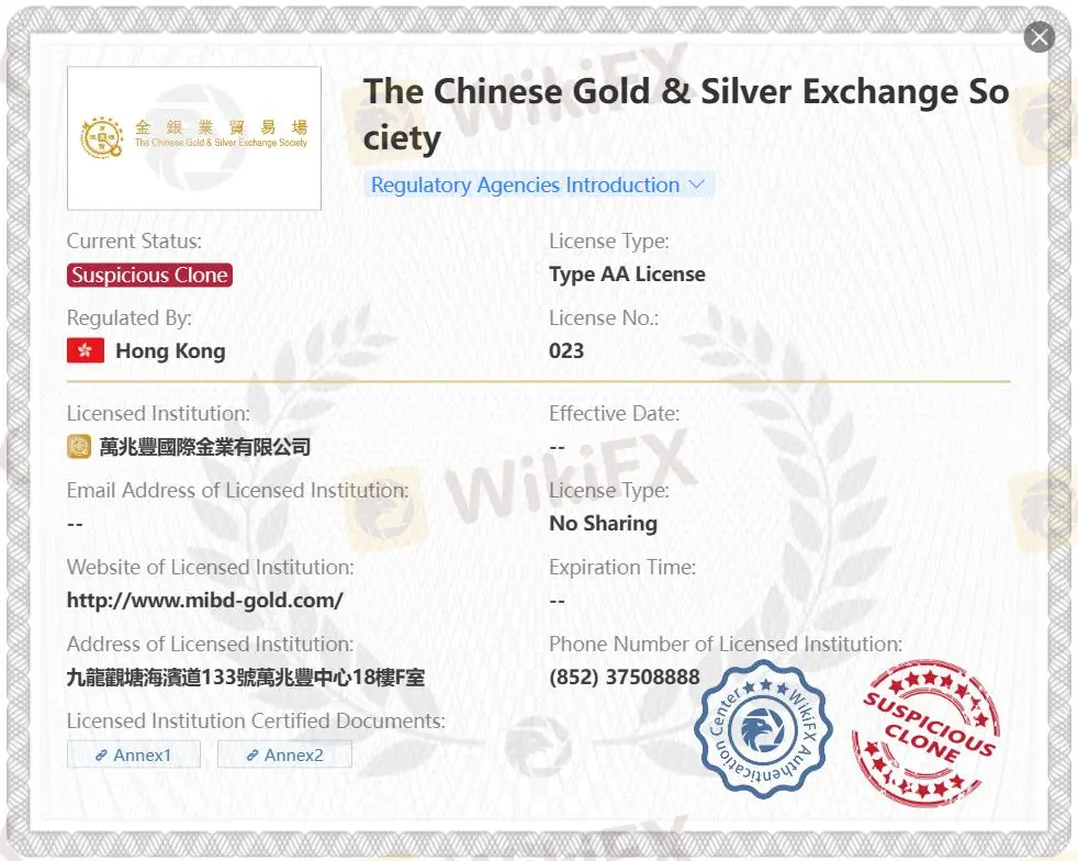 可疑克隆CGSE許可證