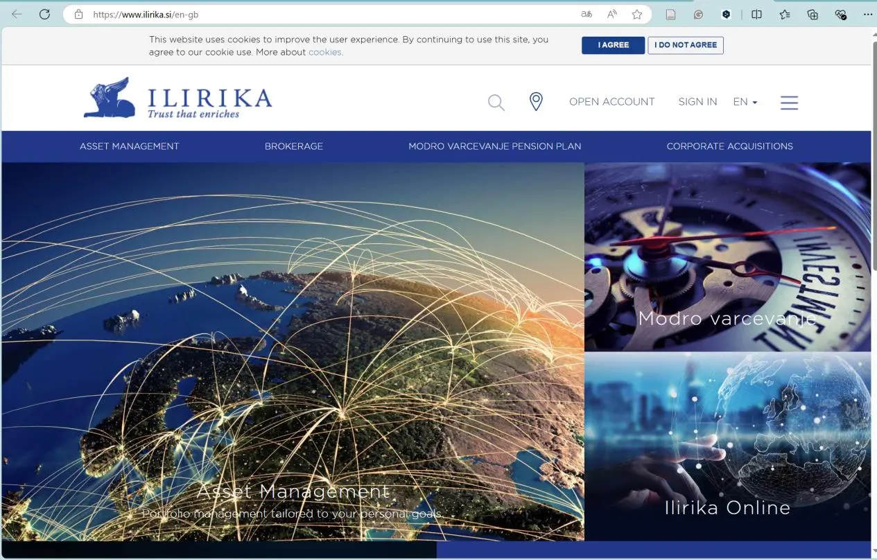 ILIRIKAのホームページ ILIRIKAのホームページ