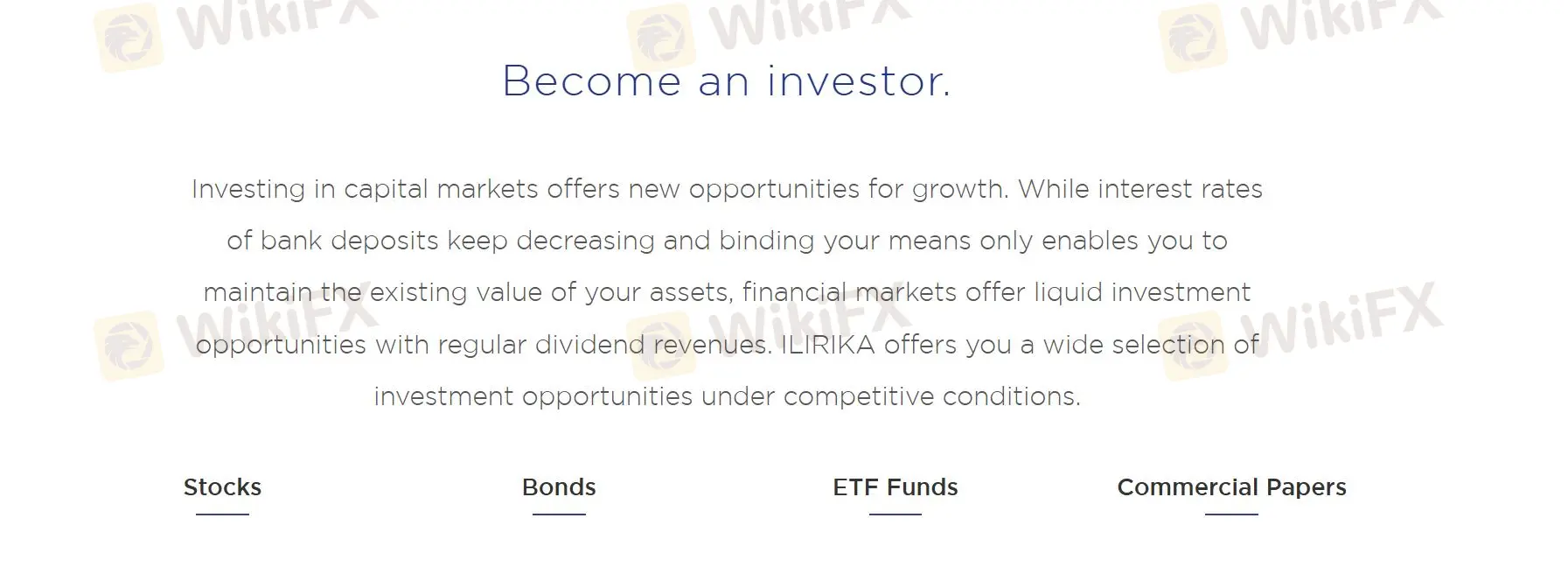 Что я могу торговать на ILIRIKA? Что я могу торговать на ILIRIKA?