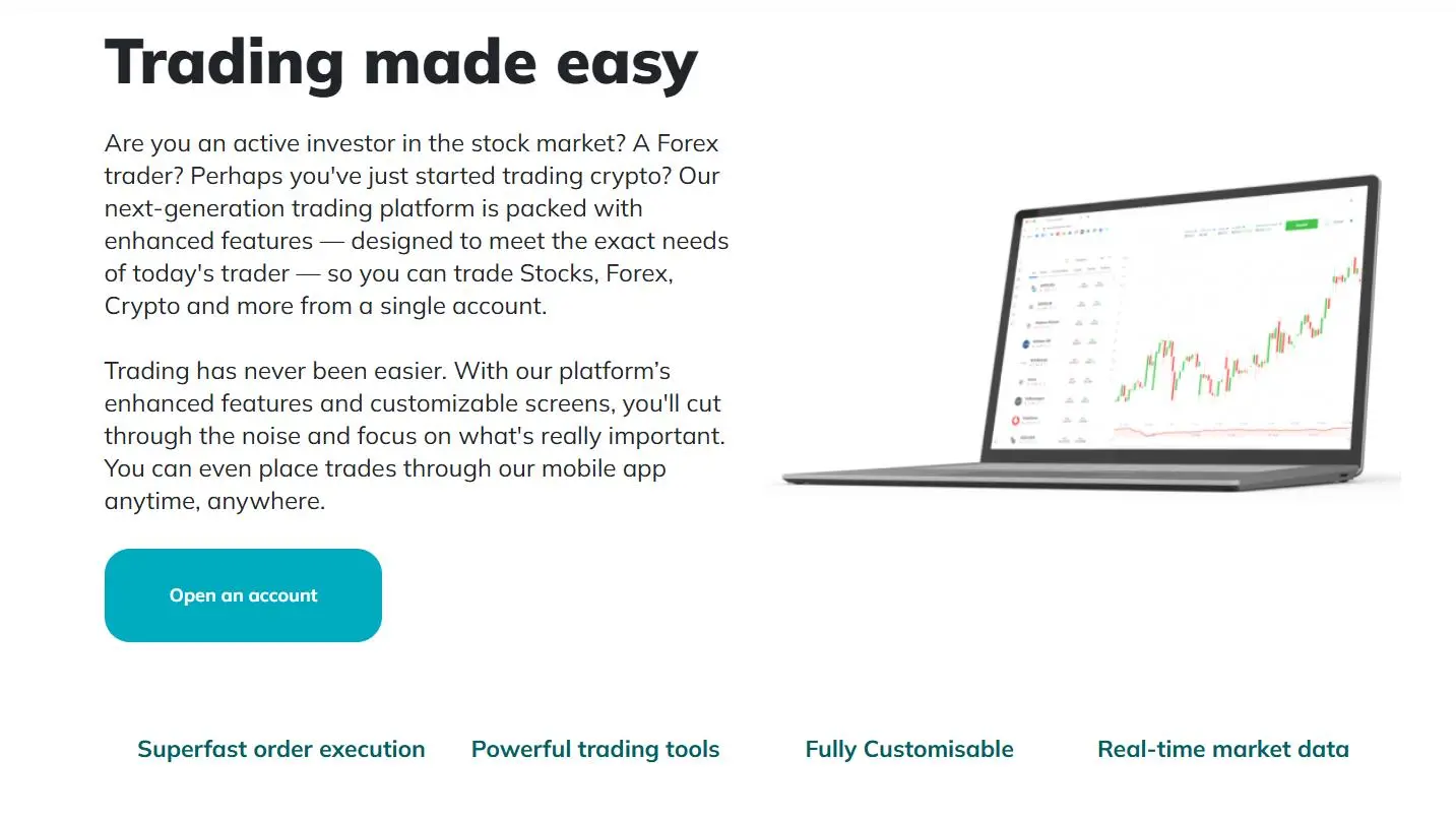Web Trader 2.0 platform Web Trader 2.0 platform