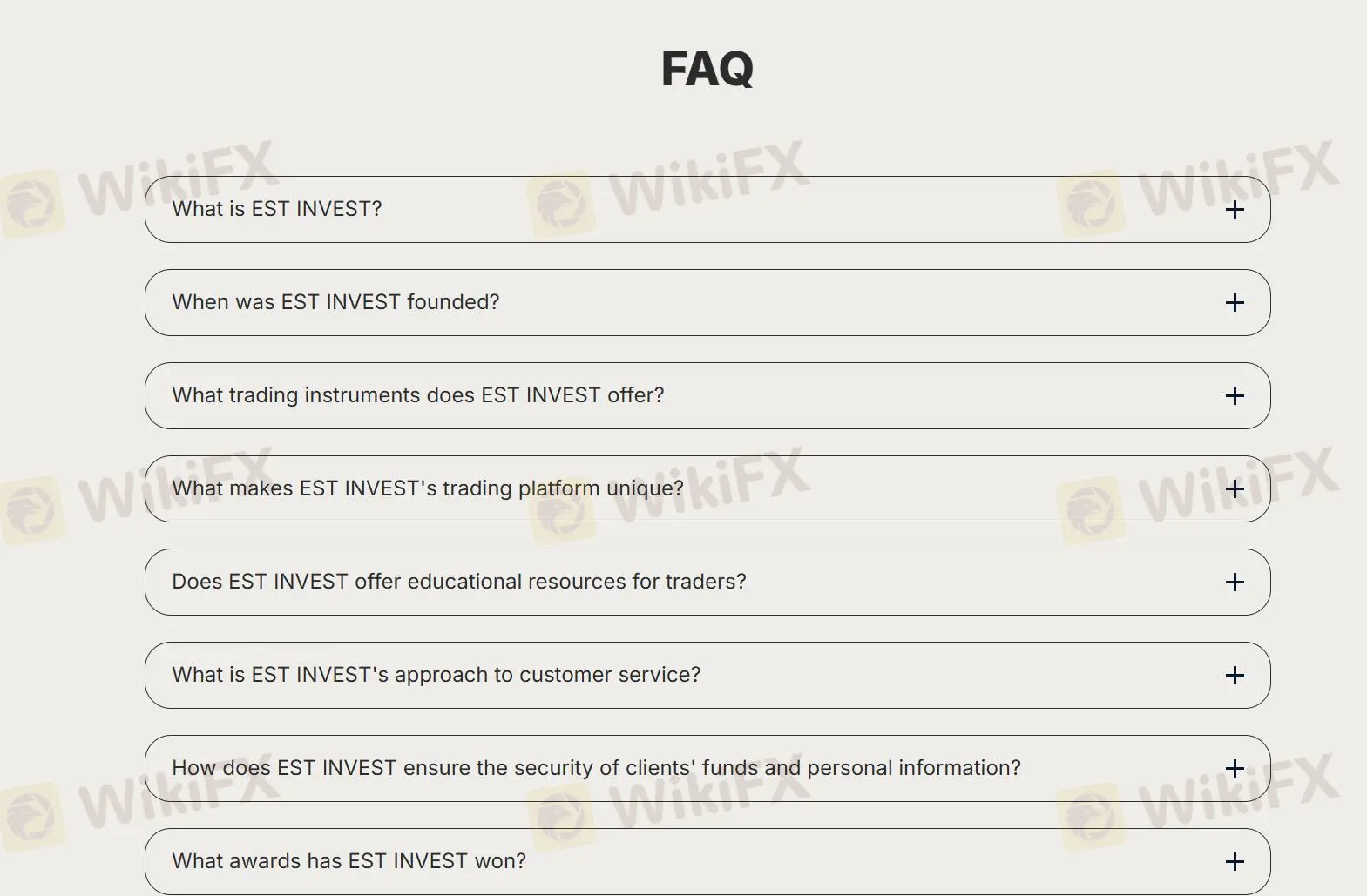 Страница FAQ