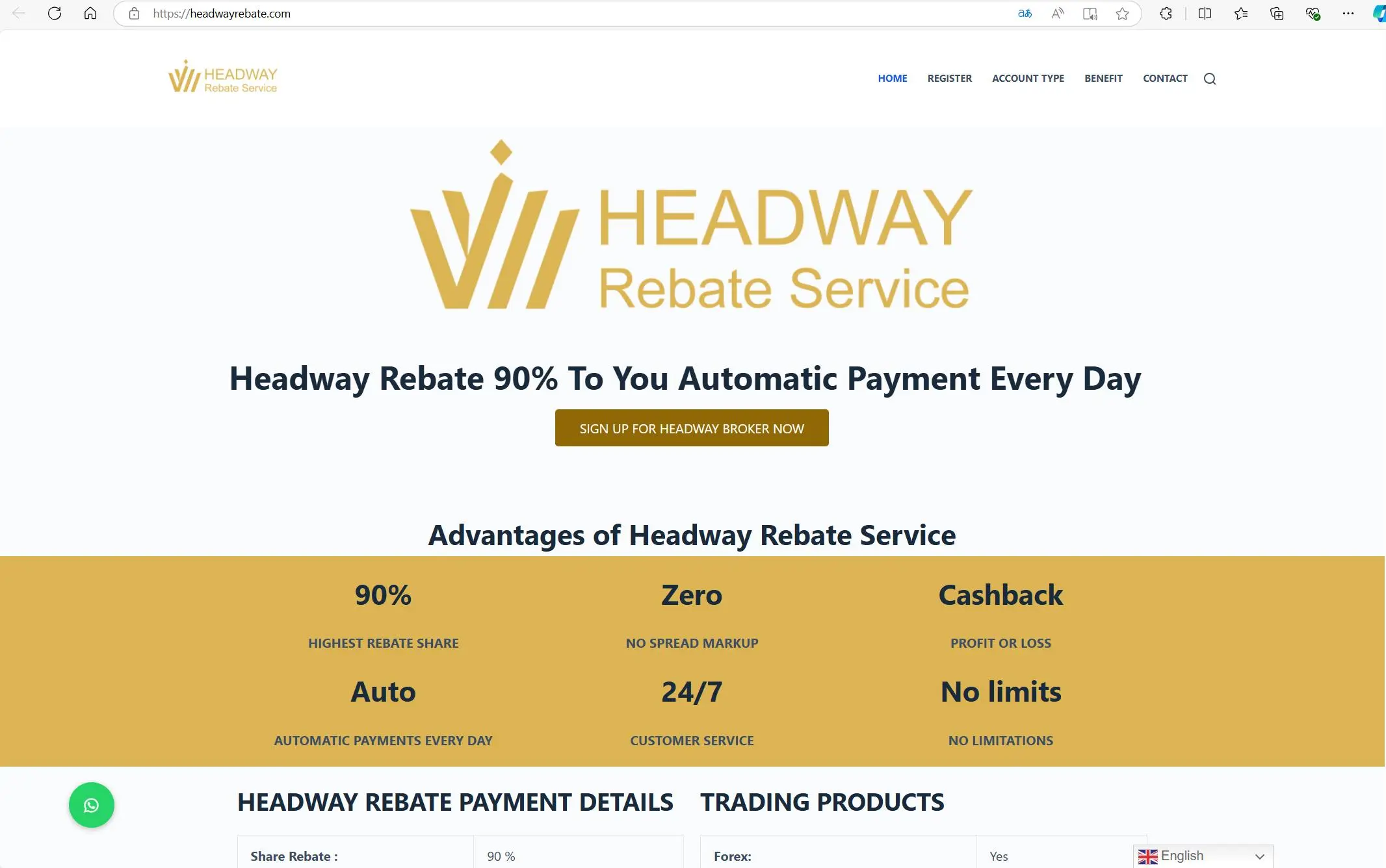 Page d'accueil de Headwayrebate Page d'accueil de Headwayrebate