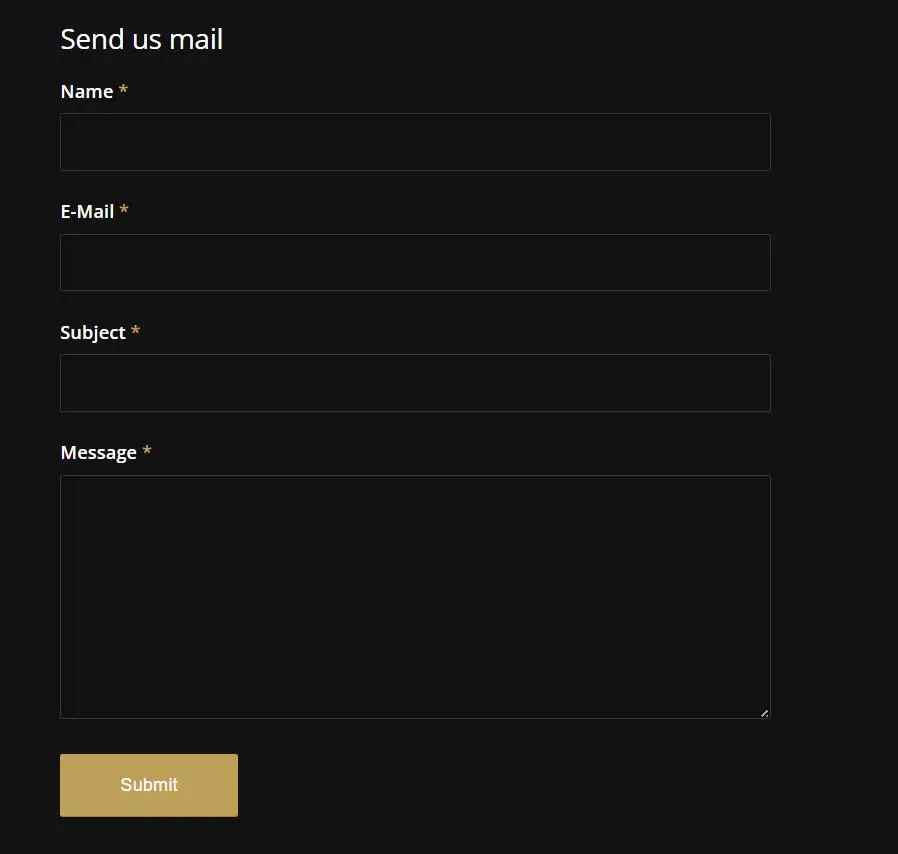 Informations de contact Informations de contact