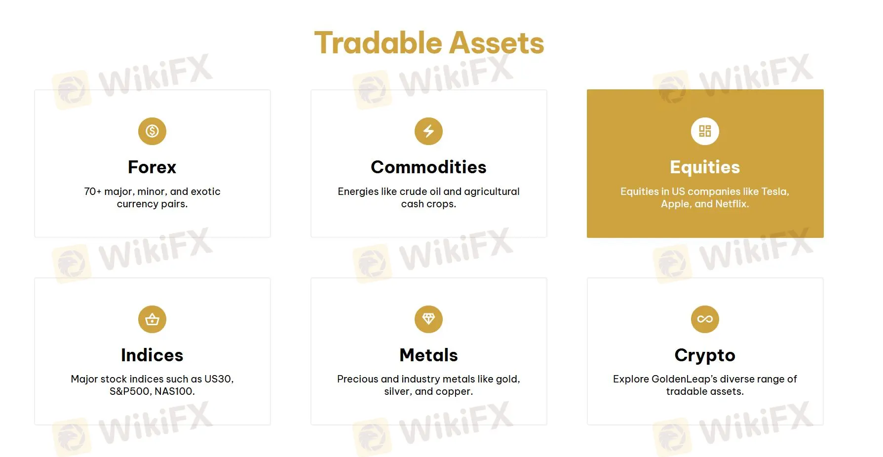 What Can I Trade on GoldenLeap?