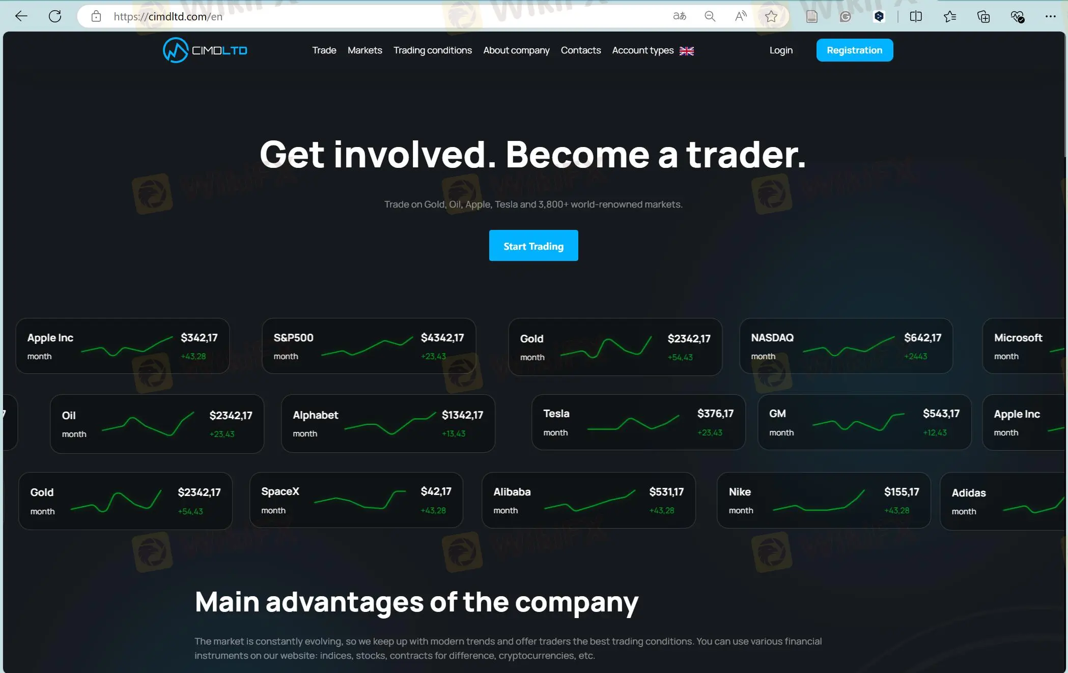 CIMD's homepage