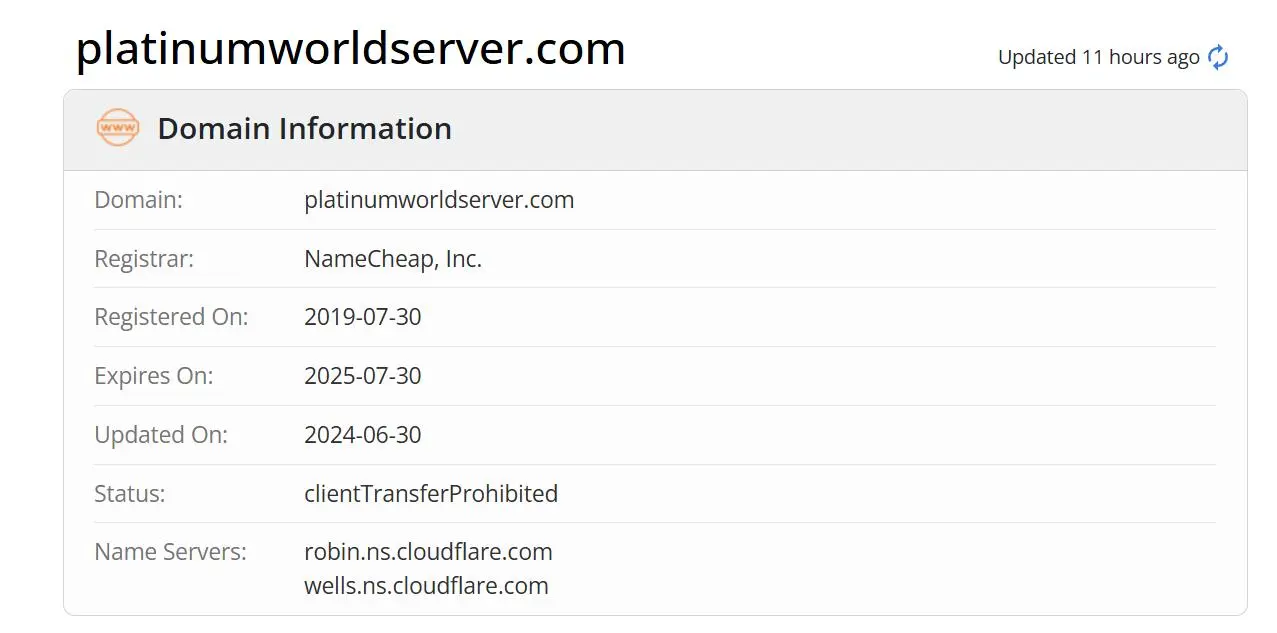 Domain information