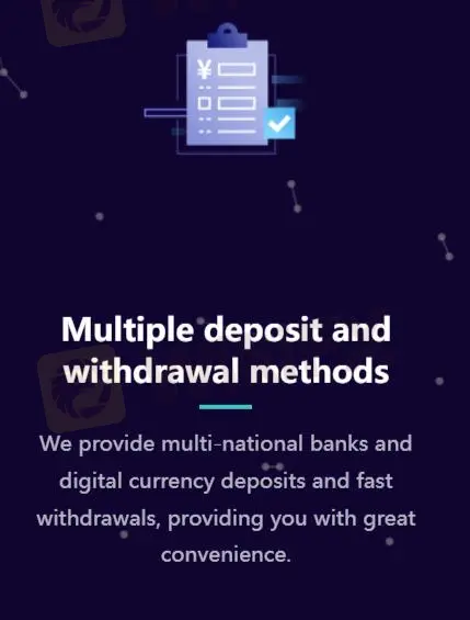 Deposit and Withdrawal