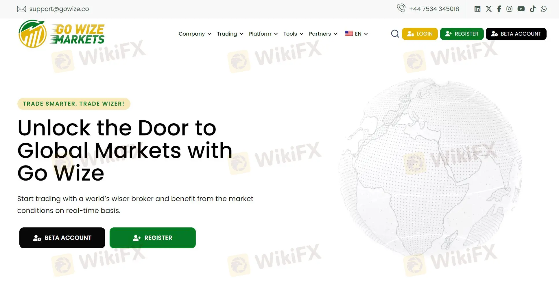 Go Wize Markets जानकारी Go Wize Markets जानकारी