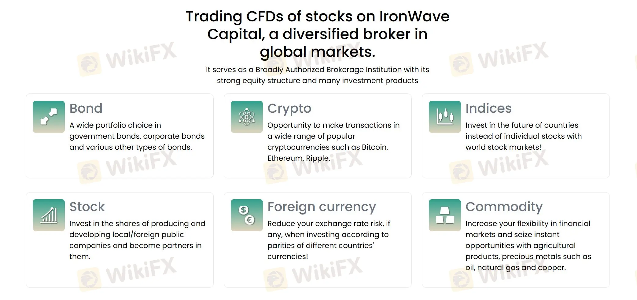 IronWave Capital可以交易什么？