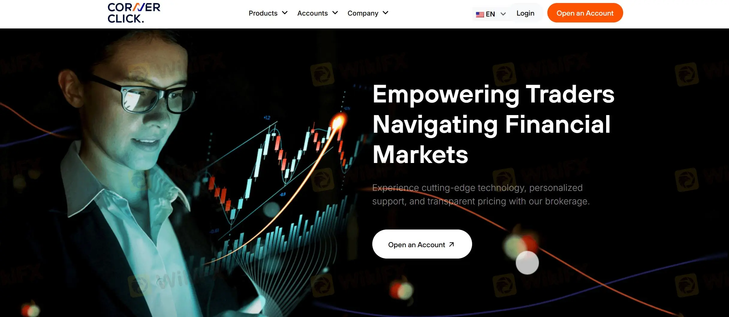 Impormasyon ng Corner Click