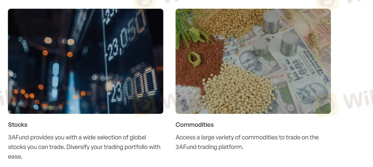 What Can I Trade on 3AFund? What Can I Trade on 3AFund?